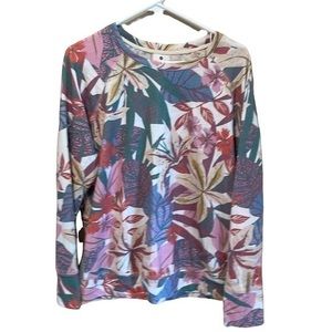 Sundry Women’s Tropical Raglan Pullover Sweatshirt